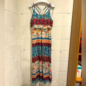 Derek Heart sleeveless maxi dress paisley size S